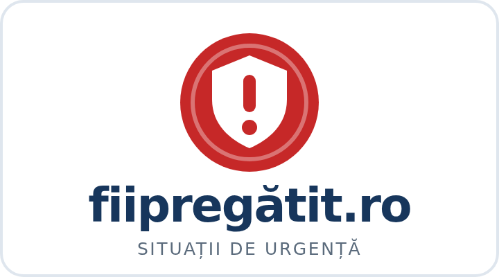 fiipregătit.ro — ghid pentru situații de urgență (DSU)